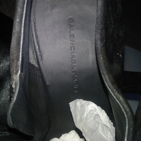 platform ankle booties with tie on the side (reposh) - Picture 2 of 5